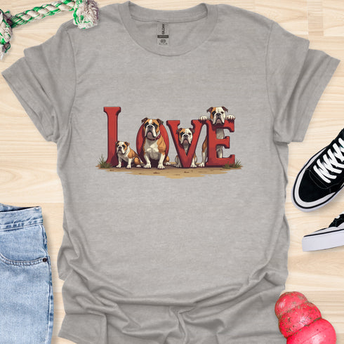 Love is a four legged word - V5 - The Family Peek T-Shirt